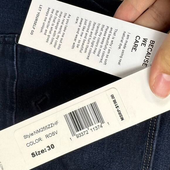 Hudson Blue Roosevelt Wash Byron Straight Jeans Size 30 - Picture 9 of 10